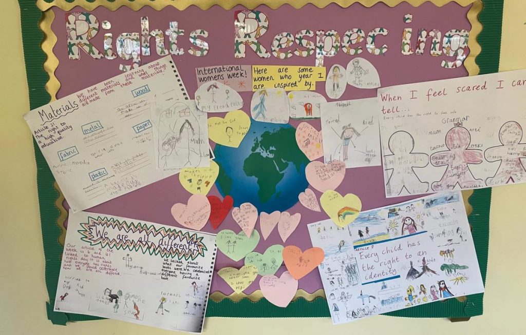 Rrs Display Rights Respecting School | Houldsworth Valley Primary Academy